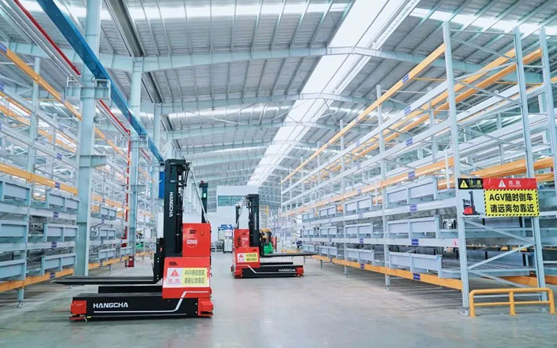 自动激光导引车AGV、WMS立体储存仓